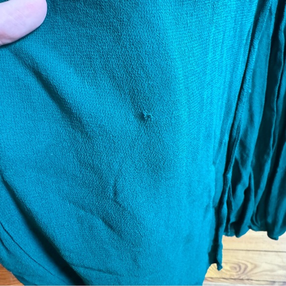 Reformation Juliette Dress Emerald Green Size 4 - Picture 9 of 9